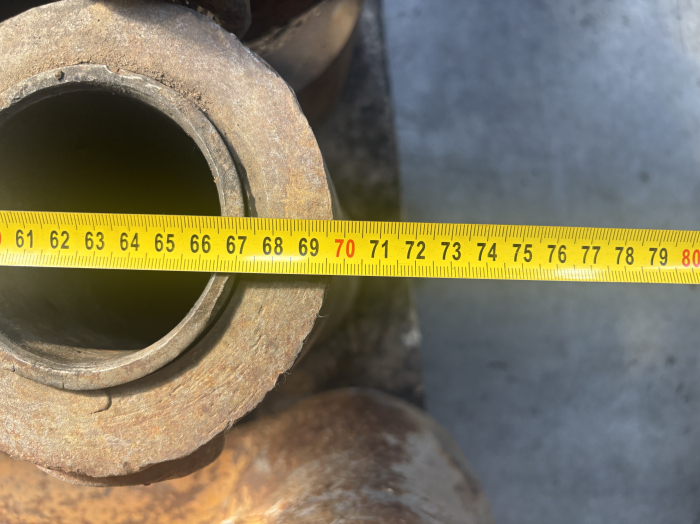 Articulație tip H, diametru interior 75, 80mm, lungime 695mm, lățime 265, 312mm [2]