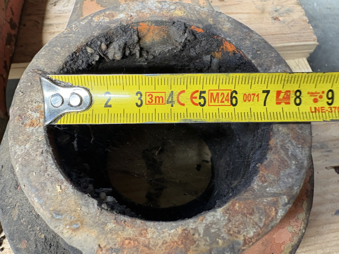 Bielă prindere cupă, diametru interior 70mm, lungime 730mm, interax 600mm [4]