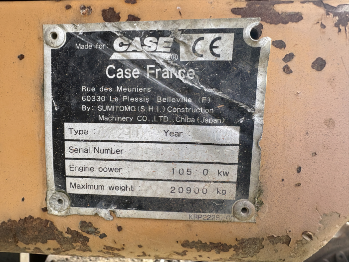 Case CX210 cu motor Isuzu 6BG1T - Dezmembrări [3]