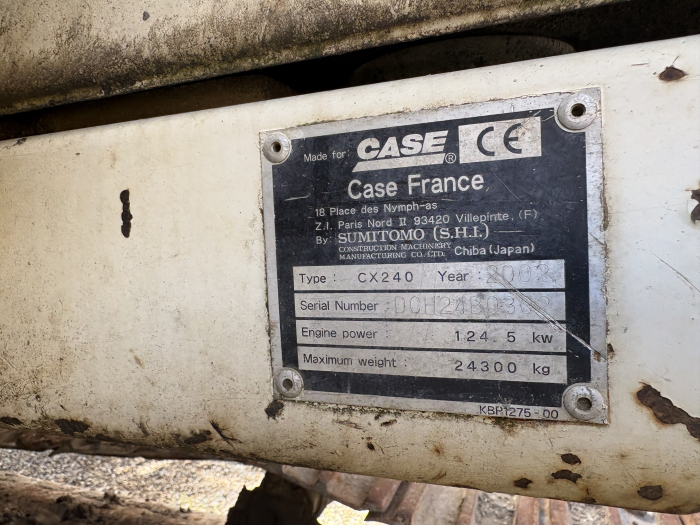 Case CX240 cu motor Isuzu AH-6BG1T - Dezmembrări [4]