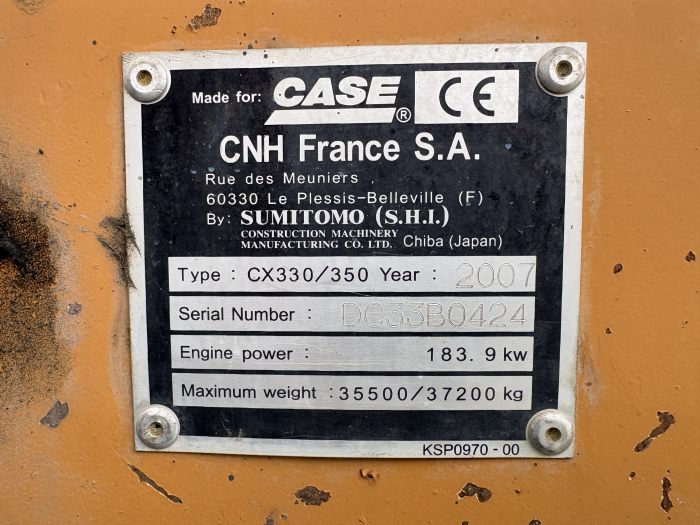 Case CX350 cu motor Isuzu 6HK1 - Dezmembrări [6]