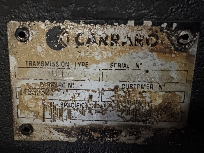 Cutie de viteze Carraro Carraro TLB1 (Komatsu WB93) - Komatsu WB93 [5]