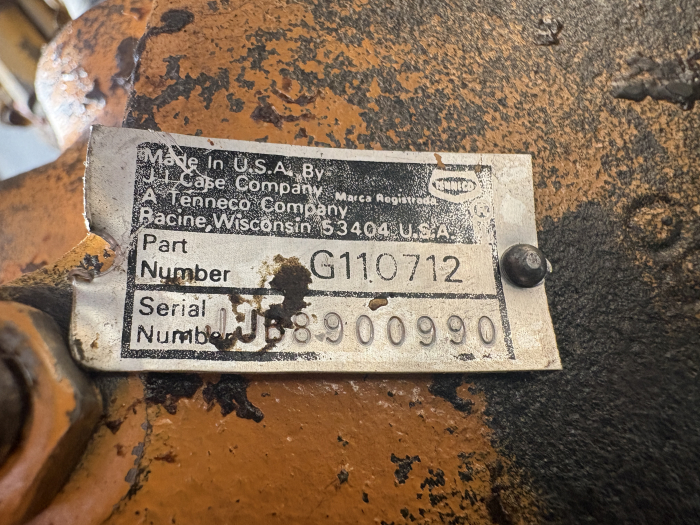 Distribuitor hidraulic J.I. Case Company (Tenneco) G110712 - 7 secții - Case 580 [2]