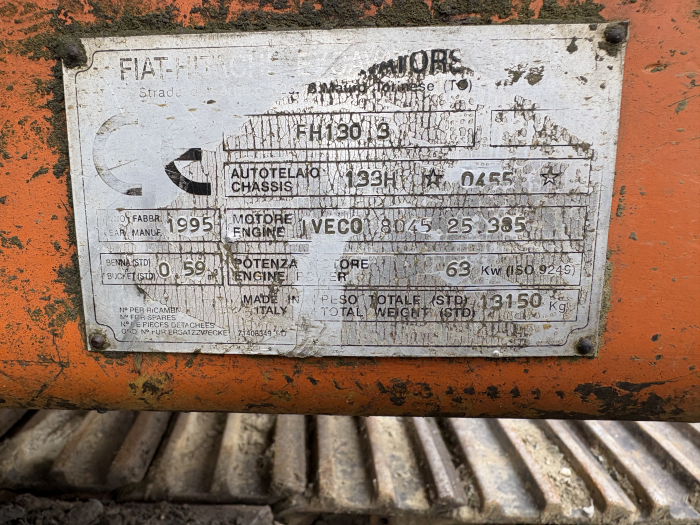 Fiat-Hitachi FH130.3 cu motor Isuzu 4BG1T - Dezmembrări [5]