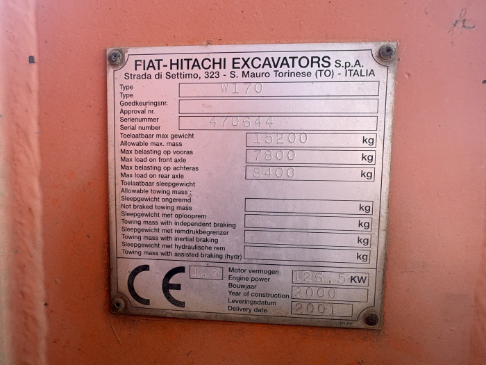 Fiat Hitachi W170 - Dezmembrări [7]
