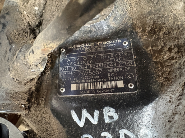 Hidromotor de marș Bosch Rexroth Brueninghaus Hydromatik A10VO 0 74 DFLR 02415048 [2]