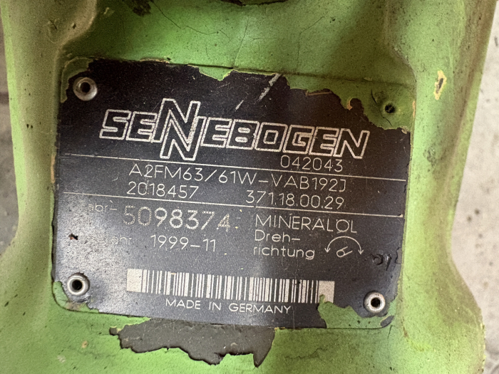 Hidromotor rotire Sennebogen A2FM63/61W-VAB192J - GRAITER [3]
