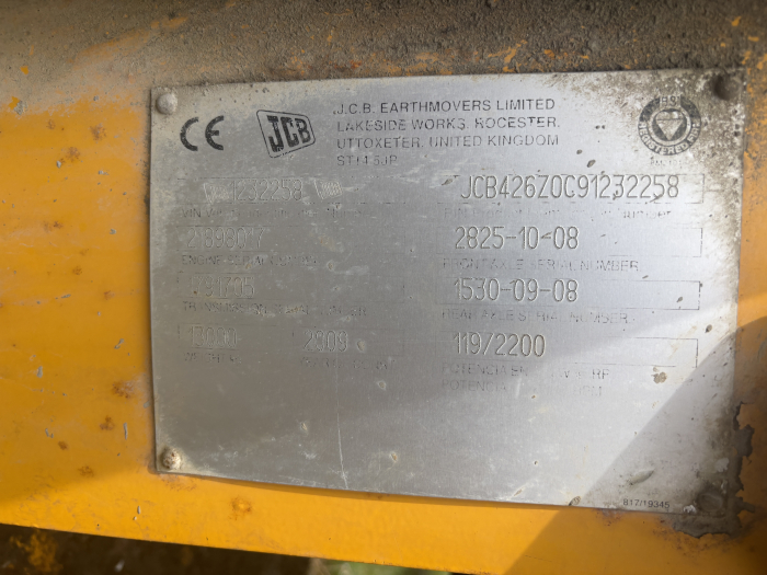JCB 426 - Dezmembrări [3]