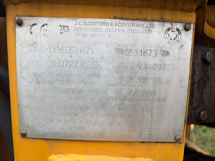 JCB 426B cu motor Perkins 1006.6T - Dezmembrări [4]