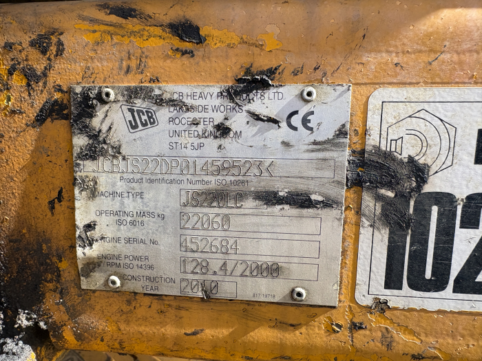 JCB JS220LC cu motor JCB Dieselmax 672 - Dezmembrări [3]