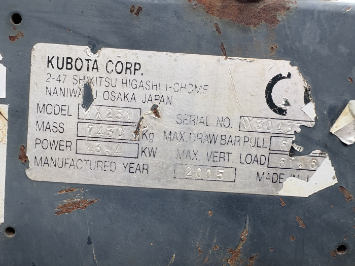 Kubota KX251 cu motor Kubota D1803 - Dezmembrări [4]