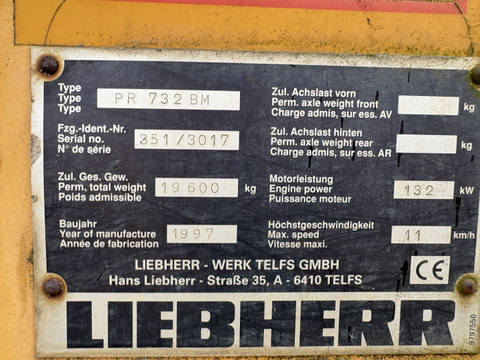 Liebherr 732 BM cu motor D924TI-E - Dezmembrări. [4]