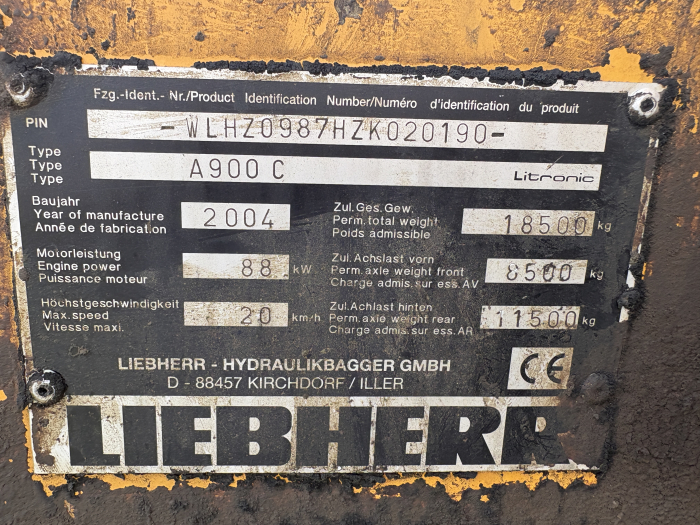 Liebherr A900C cu motor D924T - Dezmembrări [3]