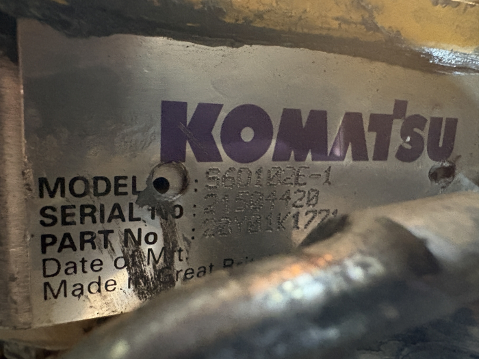 Motor Komatsu S60103E-1 Complet [6]