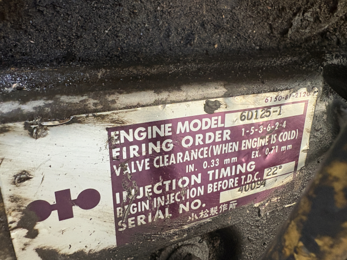 Piese Motor Komatsu 6D125-1 Dezmembrat [5]