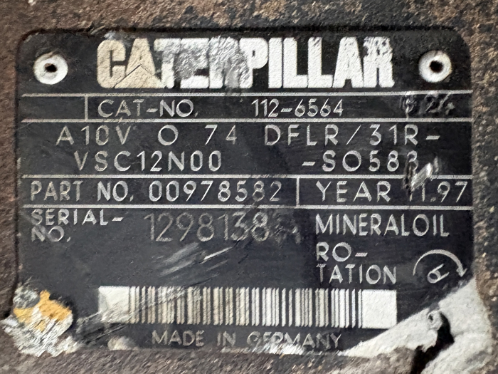 Pompă hidraulică principală Bosch Rexroth 112-6564 - Caterpillar 438C [3]