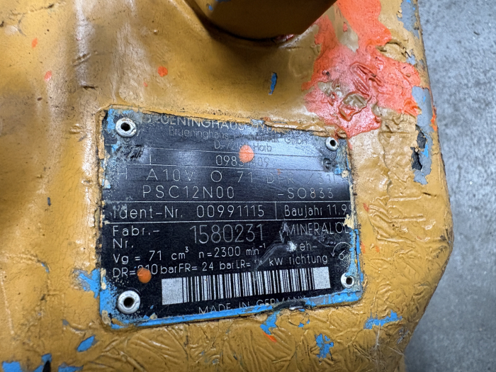 Pompă hidraulică principală Brueninghaus Hydromatik H A10V O 71 DFR [3]
