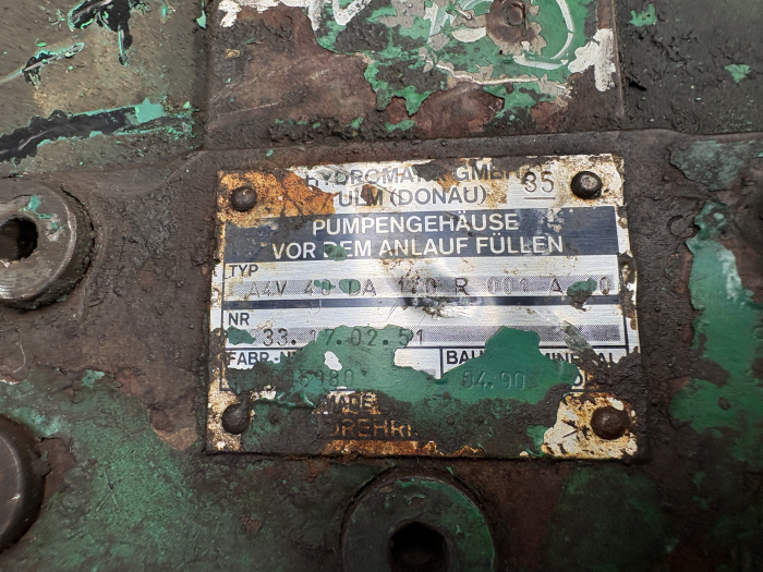 Pompă hidraulica principală Hydromatik A4V 40 DA [3]