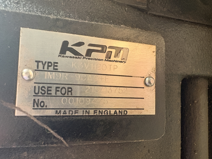 Pompă hidraulică principală KPM K3V112DTP - excavator JCB JS200 JS220 [4]