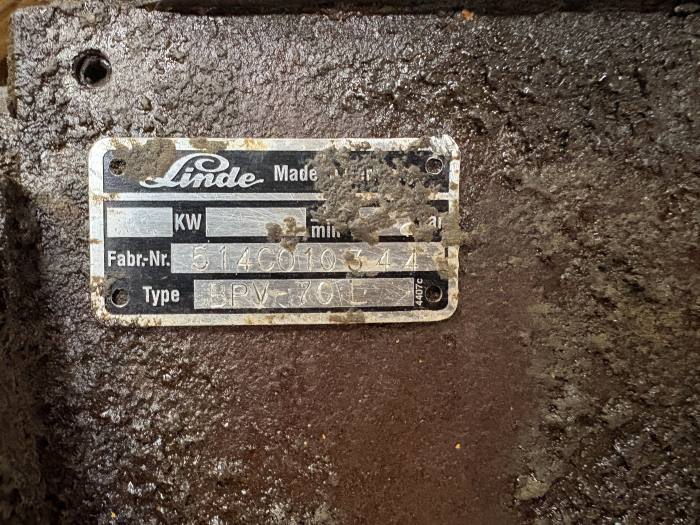 Pompă hidraulică principală Linde BPV 70 L - Liebherr LR622 [3]