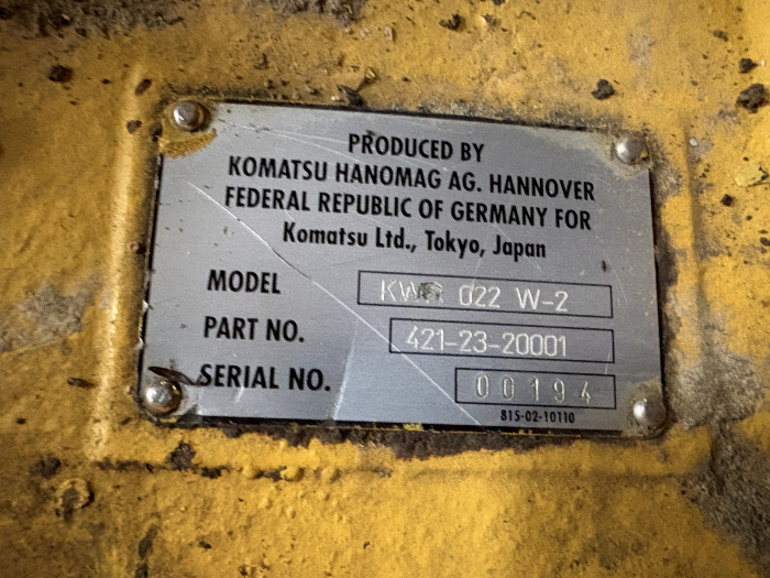 Punte Spate Komatsu KWA 022 W-2, 421-23-20001 - Komatsu W-2 [5]