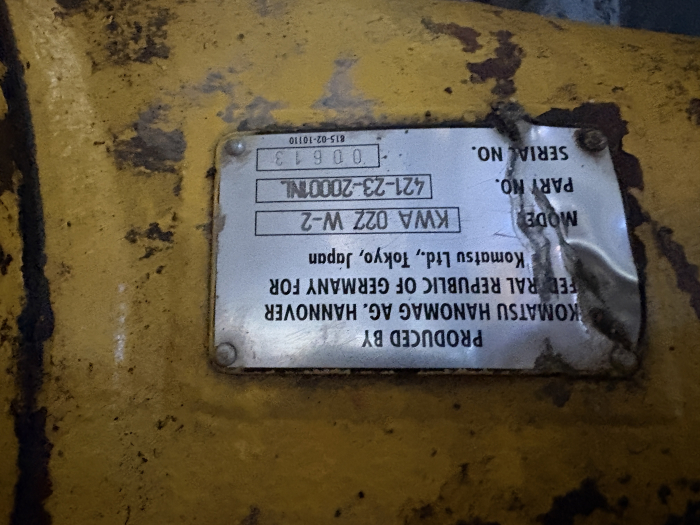 Punte Spate Komatsu KWA 022 W-2, 421-23-20001NL - Komatsu WA320 / WA380 / WA470 [5]