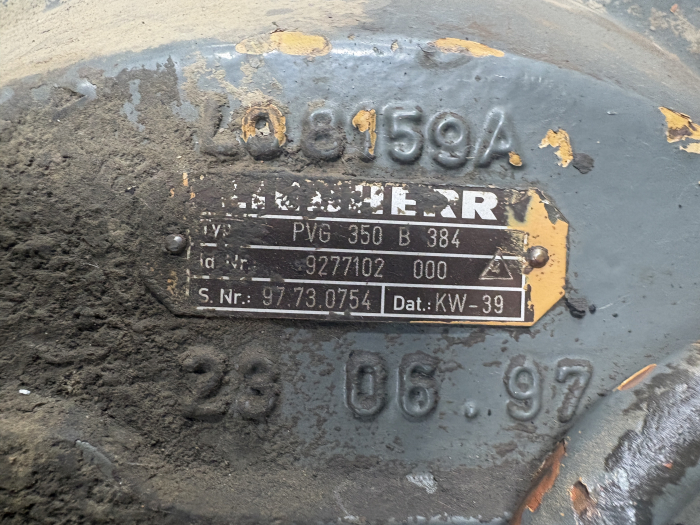Reductor pompă Liebherr PVG 350 B 384 [5]