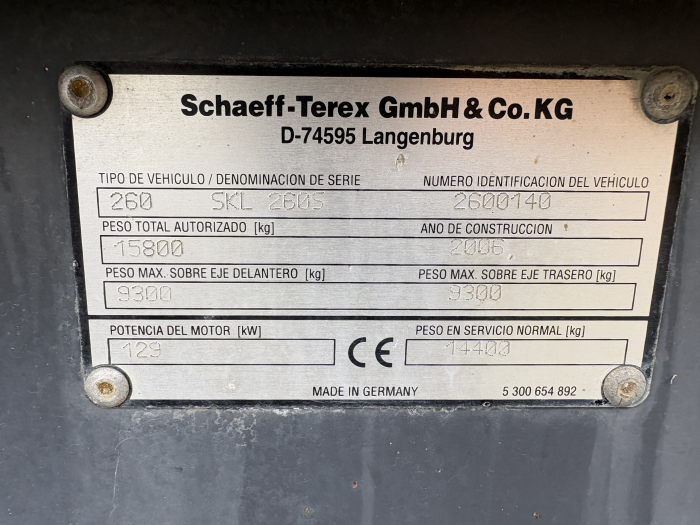 Terex SKL 260 cu motor Deutz BF4M2012C - Dezmembrări [6]