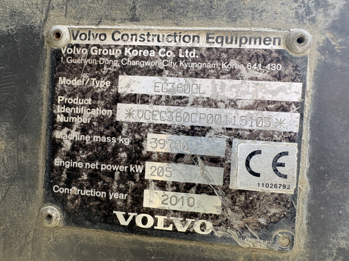 Volvo EC360CL cu motor Volvo D12D - Dezmembrări [3]