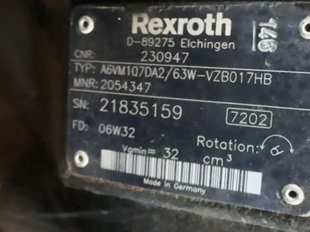 Ansamblu cutie de transfer cu hidromotor Rexroth 2054347 [1]