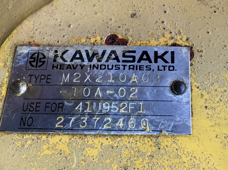 Ansamblu Hidromotor Kawasaki M2X210A0B cu Reductor Kawasaki KSC20R-2.1SR4 - Fiat-Kobelco SK300 [4]