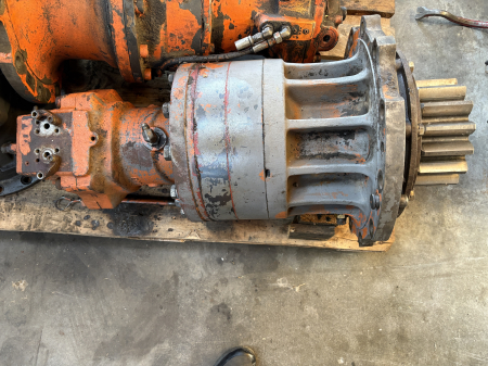 Hidromotor de rotire - Ansamblu Hidromotor Kayaba MSF-119P-JN cu Reductor Hitachi HMGP08FB - Fiat-Hitachi 150