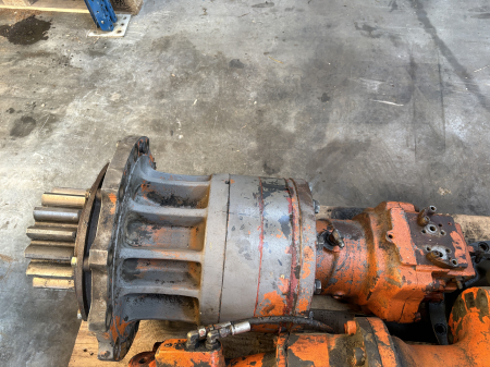 Ansamblu Hidromotor Kayaba MSF-119P-JN cu Reductor Hitachi HMGP08FB - Fiat-Hitachi 150 [1]