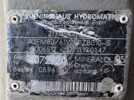 Ansamblu reductor cu hidromotor rotire Brueninghaus Hydromatik A2FM80 - Volvo [5]
