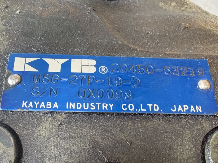 Ansamblu reductor cu hidromotor rotire KYB MSG-27P-19-2 [2]