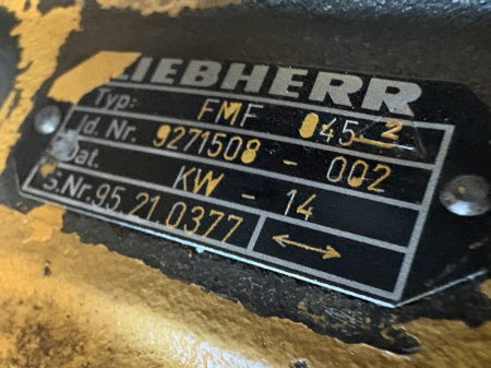 Ansamblu reductor cu hidromotor rotire Liebherr FMF 045 - Liebherr 902 [2]