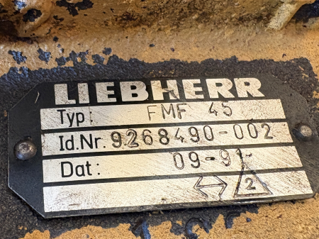 Ansamblu reductor cu hidromotor rotire Liebherr FMF 45 - excavatoare Liebherr [2]