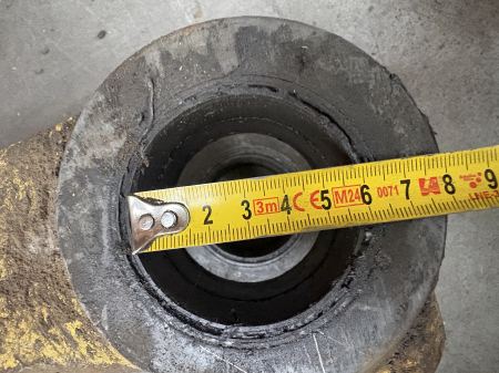 Articulație tip H, diametru interior 60, 50mm, lungime 450mm, lățime 180mm, interax 340mm [3]