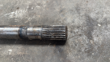 Ax cardanic lungime totală 1210mm cu capete canelate de 22, 22 dinți [2]