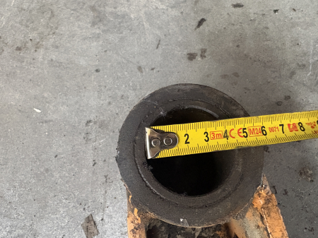 Bielă prindere cupă, diametru interior 60,40mm, lungime 885mm, lățime 105,85mm [2]