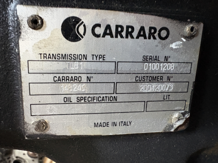 Cutie de viteze Carraro Carraro TLB1 (Komatsu WB93) - Komatsu WB93 [3]
