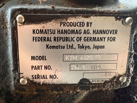 Cutie de viteze Komatsu KTM 4420 CI - Komatsu WA320-3 [6]