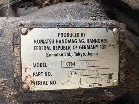 Cutie de viteze Komatsu KTM 4426 CI - Komatsu Hanomag [4]