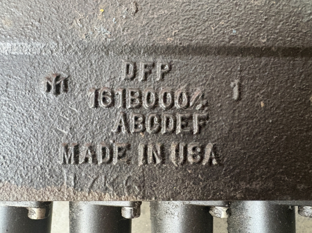 Distribuitor hidraulic David Brown Hydraulics 161B0004 - 6 secții - Massey Ferguson MF750 [1]
