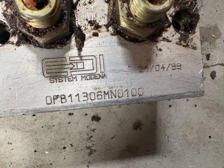 Distribuitor hidraulic EDI System Modena OPB11306MN0100 - 1 secție [1]
