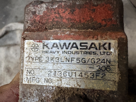 Distribuitor hidraulic Kawasaki Heavy Industries 3K3LNF5G/G24N-306 (2436U1453F2) - 3 secții [1]