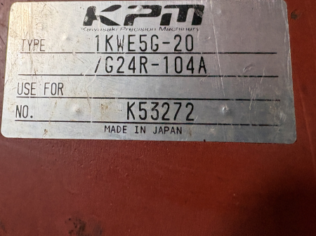 Distribuitor hidraulic Kawasaki Precision Machinery 1KWE5G-20 / G24R-104A - 1 secție [1]