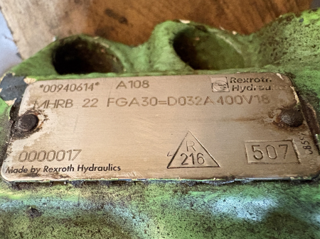 Distribuitor hidraulic Rexroth Hydraulics MHRB 22 FGA30=D032A400V18 [1]