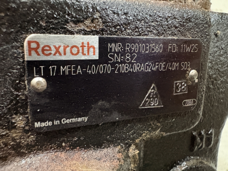 Distribuitor hidraulic Rexroth R901031560 / LT 17 MFEA-40/070-210B40RAG24FOE/40M S03 [2]