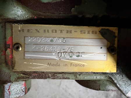 Distribuitor hidraulic Rexroth Sigma K-26436-75 - 1 secție - Utilaje de constructii [1]